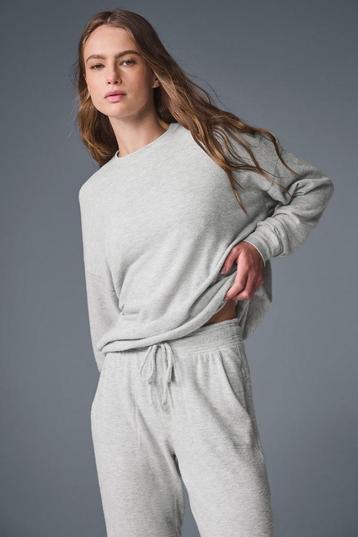 Z.G.A.N! Alo Yoga Soho dames pullover trui grijs XS beschikbaar voor biedingen