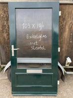 Buitendeuren 150 stuks vele maten en soorten  ruime keuze ., 80 tot 100 cm, Ophalen of Verzenden, 200 tot 215 cm, Buitendeur