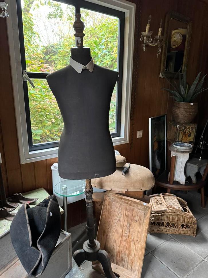 Antieke franse mannelijke Stockman paspop, Antiek en Kunst, Antiek | Woonaccessoires, Ophalen of Verzenden