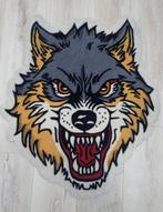 Handgemaakt wolvenkop vloerkleed groot 80cm x 70cm, 50 tot 100 cm, Verzenden, Nieuw, 50 tot 100 cm