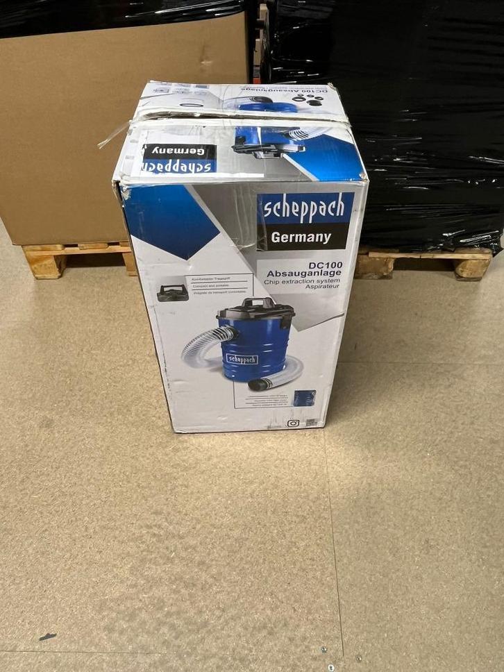 Scheppach Stofafzuiging DC100- 1200W 65 liter | DLS18385, Doe-het-zelf en Verbouw, Gereedschap | Overige machines, Nieuw, Ophalen of Verzenden