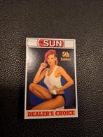 THE SUN 5 th  EDITIE SUNSHINE GIRL ,Toronto jaren 1980, Nieuw, Ophalen of Verzenden, Speelkaart(en)