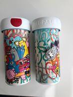 Mepal Ellipse drinkbekers- Graffiti Set, Ophalen of Verzenden, Zo goed als nieuw