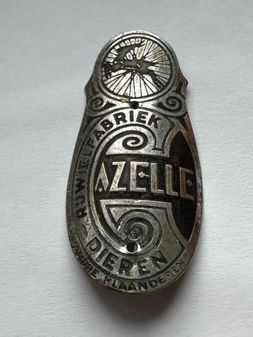 Oud balhoofdplaatje Gazelle Dieren. Balhoofd plaatje.  beschikbaar voor biedingen