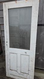 Hardhouten buitendeur., Gebruikt, 80 tot 100 cm, Binnendeur, Ophalen of Verzenden
