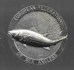 VISHENGELSPORT GROTE VIS BROCHE SPELD, Ophalen of Verzenden, Gebruikt, Dier of Natuur, Speldje of Pin