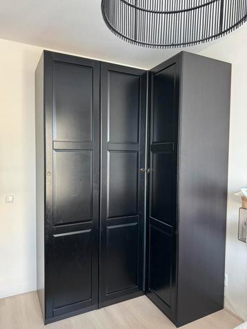 Pax kast zwart 236 hoog 