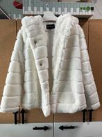 White faux fur coat, Kleding | Dames, Jassen | Winter, Maat 38/40 (M), Verzenden, Only fashion, Wit