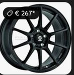 Sparco Assetto Gara Velgen 18” 7.5J ET25 5x100 Flat Black, 18 inch, Velg(en), Ophalen of Verzenden, Personenwagen