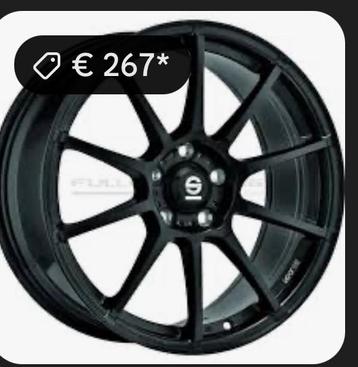 Sparco Assetto Gara Velgen 18” 7.5J ET25 5x100 Flat Black beschikbaar voor biedingen
