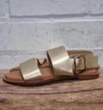 Inuovo - Prachtige gouden leren sandalen maat 36 - Nieuw, Kleding | Dames, Schoenen, Inuovo, Nieuw, X, Sandalen of Muiltjes