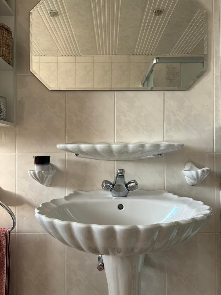 Villeroy en Boch wasbak, toilet, bidet en accessoires, Ophalen, Gebruikt, Minder dan 100 cm, Wasbak of Wastafel