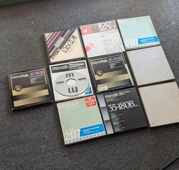 10 tapes banden 26cm beschikbaar voor biedingen