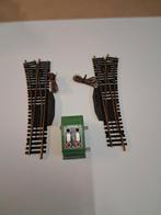 Paar fleischmann 6048 + schakelkastje 6920 bijna nieuw staat, Gelijkstroom, Fleischmann, Rails, Ophalen of Verzenden