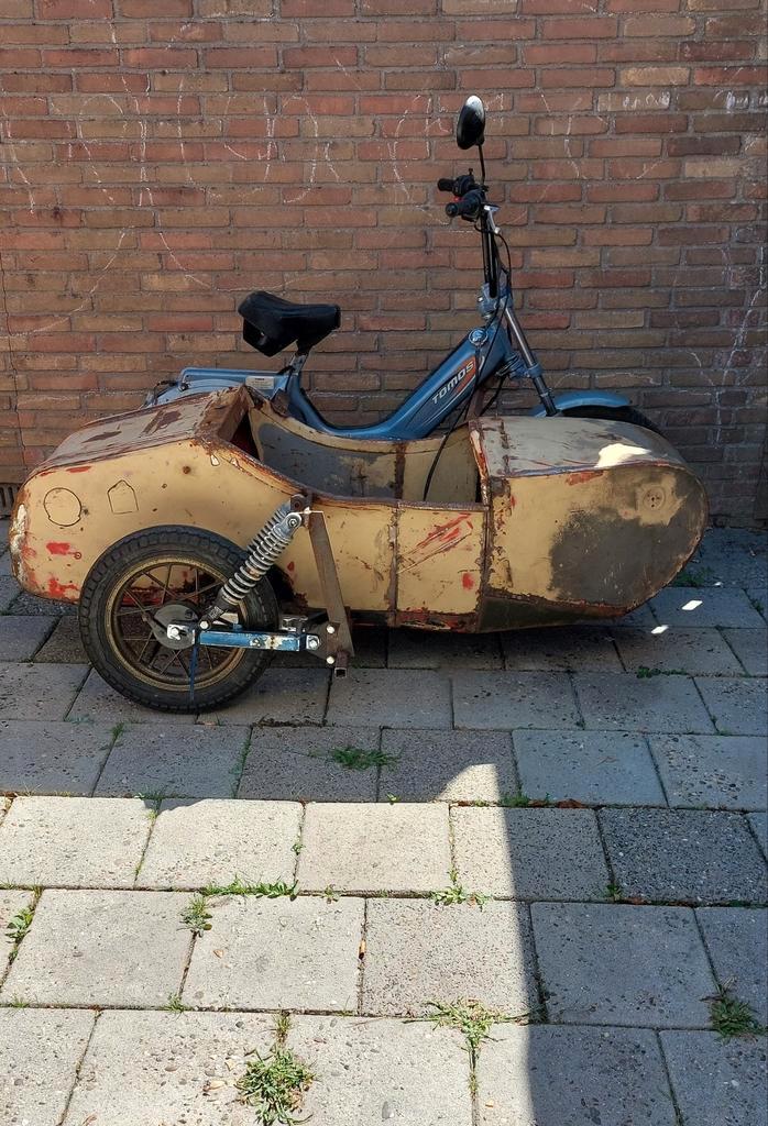 ️Tomos a35 de luxe met zijspan afbouw project lees de advert, Fietsen en Brommers, Brommers | Tomos, Gebruikt, Quadro, Maximaal 25 km/u
