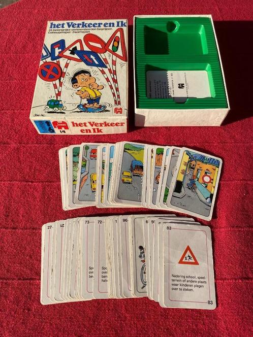 Geheugenspel - Het verkeer en ik - Jumbo - Jaren '70-'80, Hobby en Vrije tijd, Gezelschapsspellen | Kaartspellen, Ophalen of Verzenden