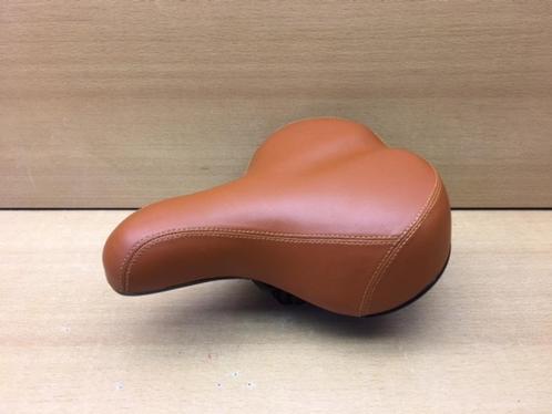 Fietszadel comfort bruin. (of zwart), Fietsen en Brommers, Fietsonderdelen, Nieuw, Algemeen, Zadel, Ophalen of Verzenden