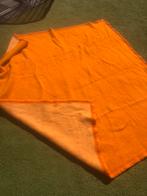 Oranje wollen deken 205x185 100%wol, Ophalen of Verzenden