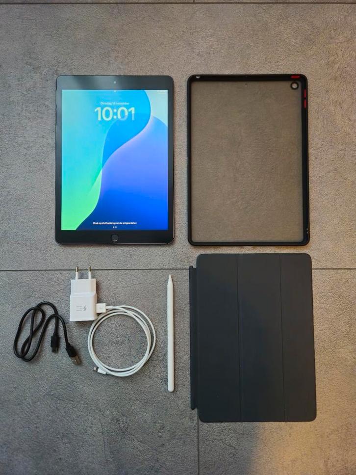 Apple iPad 7th gen 32GB + pencil, Computers en Software, Android Tablets, Gebruikt, Wi-Fi, 10 inch, 32 GB, Ophalen of Verzenden