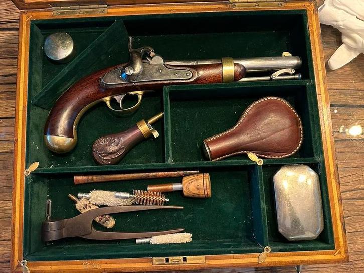 US H.Aston percussie voorlader.1852 conn, Verzamelen, Militaria | Algemeen, Landmacht, Amerika, Ophalen of Verzenden