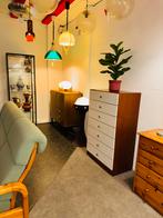 Retro vintage Tallboy ladekast, Ophalen