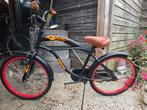 Cruiser fiets 22 inch, Fietsen en Brommers, Ophalen, Gebruikt, Staal, Cruiser