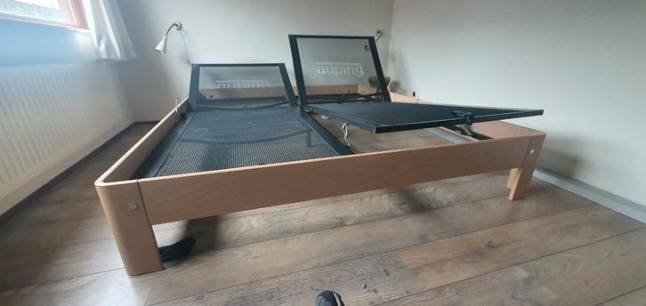 Auping Auronde 180x210, licht beuken, verstelbaar, Huis en Inrichting, Slaapkamer | Bedden, Zo goed als nieuw, Tweepersoons, 180 cm