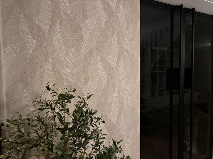 Arte Essentials Tangram Bounty Beach behang (3 rollen), Huis en Inrichting, Stoffering | Behang, Beige, minder dan 10 m², Ophalen of Verzenden