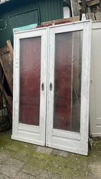 Suite schuifdeuren glas, Gebruikt, 80 tot 100 cm, Binnendeur, Ophalen of Verzenden