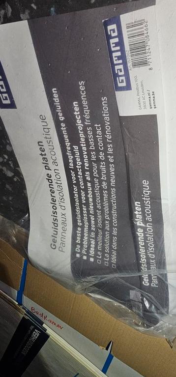 1 x Geluidsisolatieplaat 100 x 50 x 3.5 beschikbaar voor biedingen