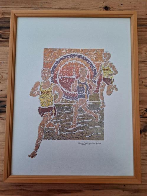 Bert Jan Tjassens Keiser, 32x42, 23x29, Antiek en Kunst, Kunst | Schilderijen | Modern, Ophalen of Verzenden