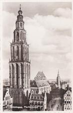 16812 Groningen Martinitoren gelopen met zegel 1956, Verzenden, 1940 tot 1960, Gelopen, Groningen