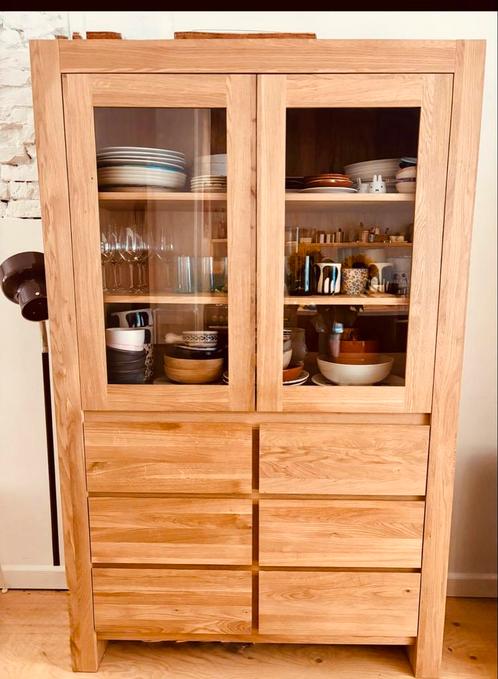 Selling Solid Oak Dresser (brand Tikamoon) as good as new, Huis en Inrichting, Kasten | Vitrinekasten, Nieuw, Minder dan 100 cm