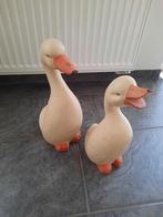 Twee leuke  houten eenden beelden, Ophalen of Verzenden, Gebruikt