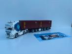TEKNO SCANIA   R 530 CONTAINER AUTO  SNEEPELS NEW, Ophalen of Verzenden, Nieuw, Bus of Vrachtwagen, Tekno