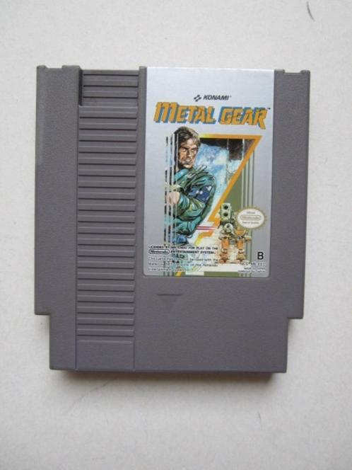 Metal Gear NES Nintendo, Spelcomputers en Games, Games | Nintendo NES, Avontuur en Actie, 1 speler, Ophalen of Verzenden