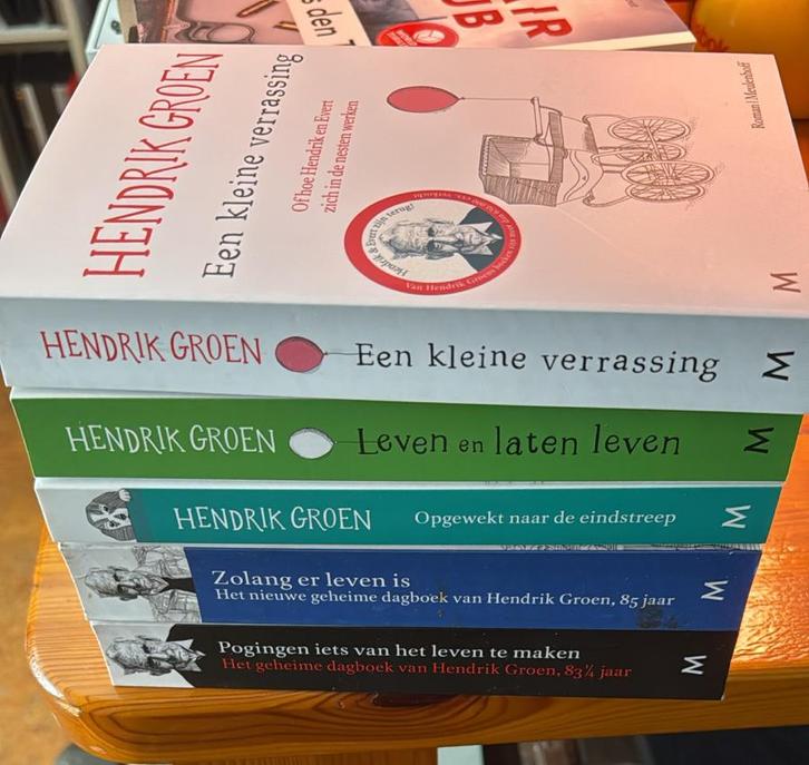 Hendrik Groen - Vijf Boeken, Boeken, Romans, Gelezen, Nederland, Ophalen of Verzenden