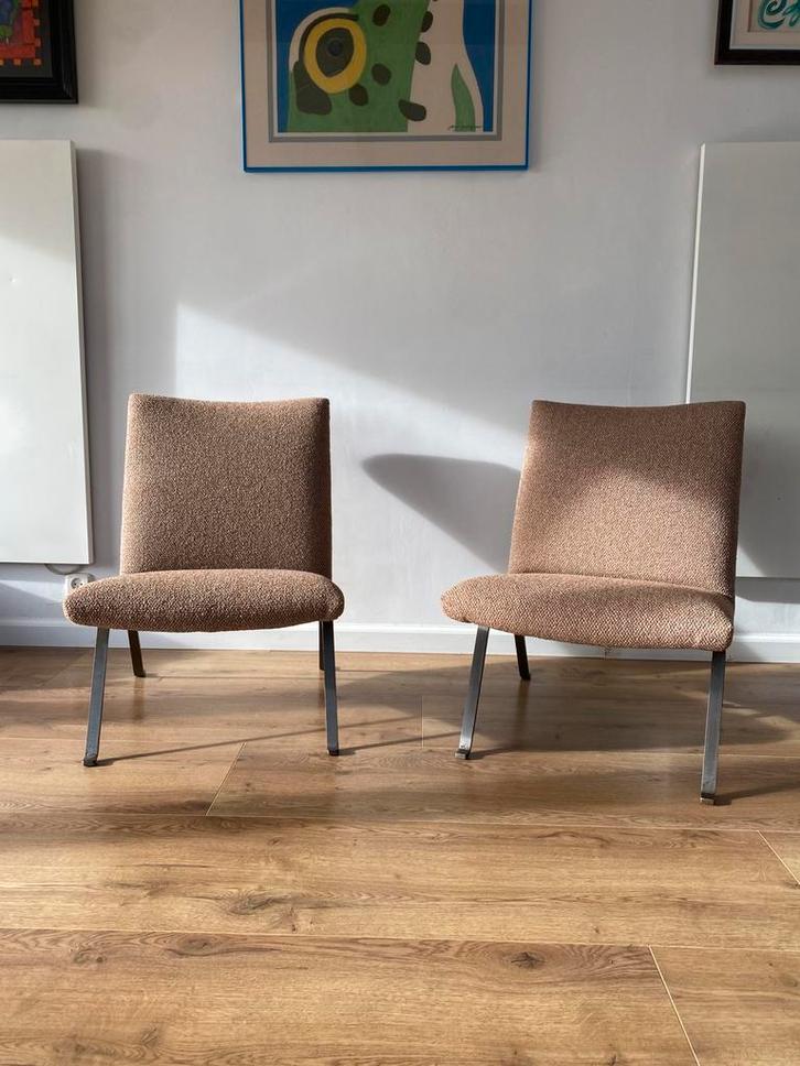 Set midcentury easy chairs by Koene Oberman, 1950, Huis en Inrichting, Fauteuils, Zo goed als nieuw, 50 tot 75 cm, 75 tot 100 cm
