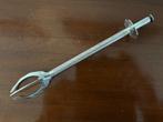 Vintage verzilverde klontjestang. The Crab., Ophalen of Verzenden