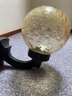 Wandlamp - Geel glas - ZGAN - 5 euro, Ophalen of Verzenden, Zo goed als nieuw, Glas