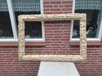 Gouden decoratieve lijst schilderijlijsten fotolijst 80x120, Ophalen, Kunststof, Gebruikt, 75 tot 100 cm