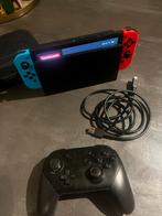 Nintendo Switch OLED + Controller + 256GB SD, Overige genres, Eén computer, Ophalen of Verzenden, Zo goed als nieuw