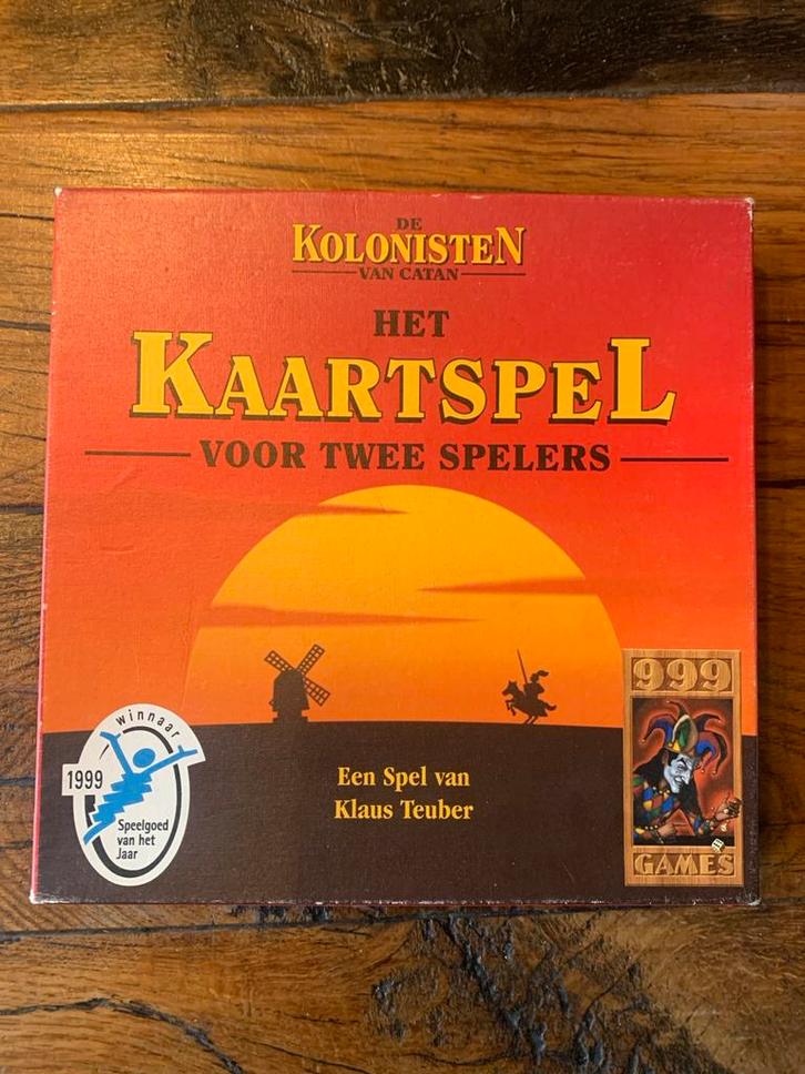 Kolonisten van Catan Kaartspel (2 spelers), Hobby en Vrije tijd, Gezelschapsspellen | Kaartspellen, Gebruikt, Een of twee spelers