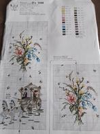 Borduurpakket van een merklap trouwen, nr 35 a 2066, Ophalen of Verzenden, Zo goed als nieuw, Handborduren, Borduurpakket