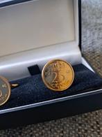 Manchetknopen 1948 Verguld/Goudkleurig - Nieuw, Ophalen of Verzenden, Nieuw, Geel, Met patroon