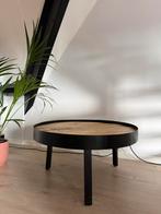 Ronde Salontafel Mangohout, Huis en Inrichting, Tafels | Salontafels, Ophalen, 50 tot 100 cm, Rond, Zo goed als nieuw