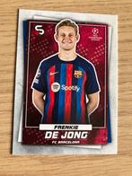 Topps Superstars 2022-2023 Frenkie de Jong, Hobby en Vrije tijd, Stickers en Plaatjes, Ophalen of Verzenden, Zo goed als nieuw