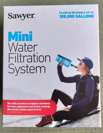 Sawyer Mini Waterfilter - Nieuw in Verpakking beschikbaar voor biedingen