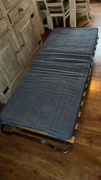 Opvouwbaar bed 186x78, Huis en Inrichting, Slaapkamer | Bedden, Eenpersoons, Opklapbaar bed, Zwart, Zo goed als nieuw