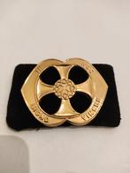 Baretembleem Aalmoezenier, fluwelen achtergrondje, Verzamelen, Militaria | Algemeen, Ophalen of Verzenden, Landmacht, Nederland